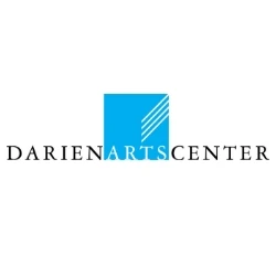 Logo of Darien Arts Center, a non-profit promoting artistic expression in dance, music, visual arts, and theatre.