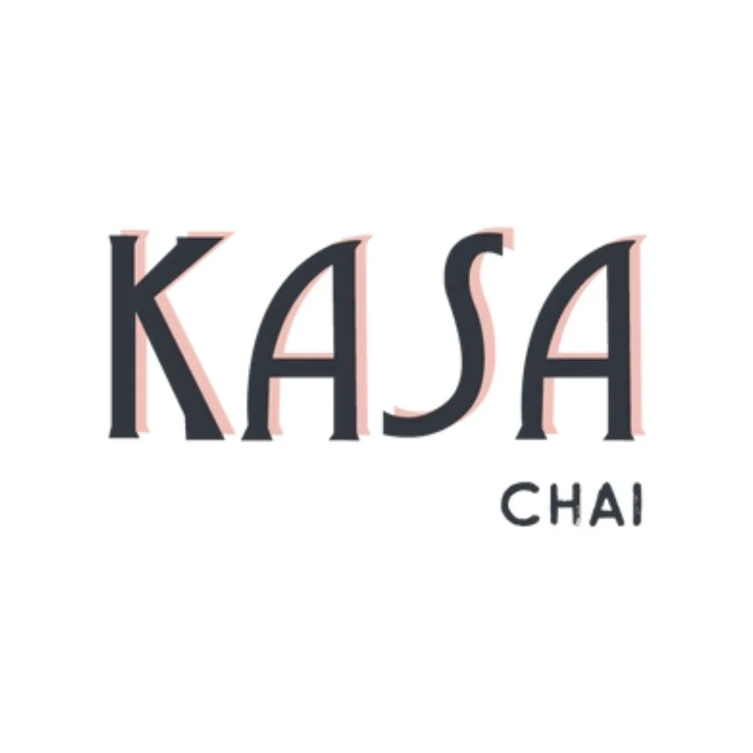 Logo for Kasa Chai, showcasing its brand name in stylish typography.