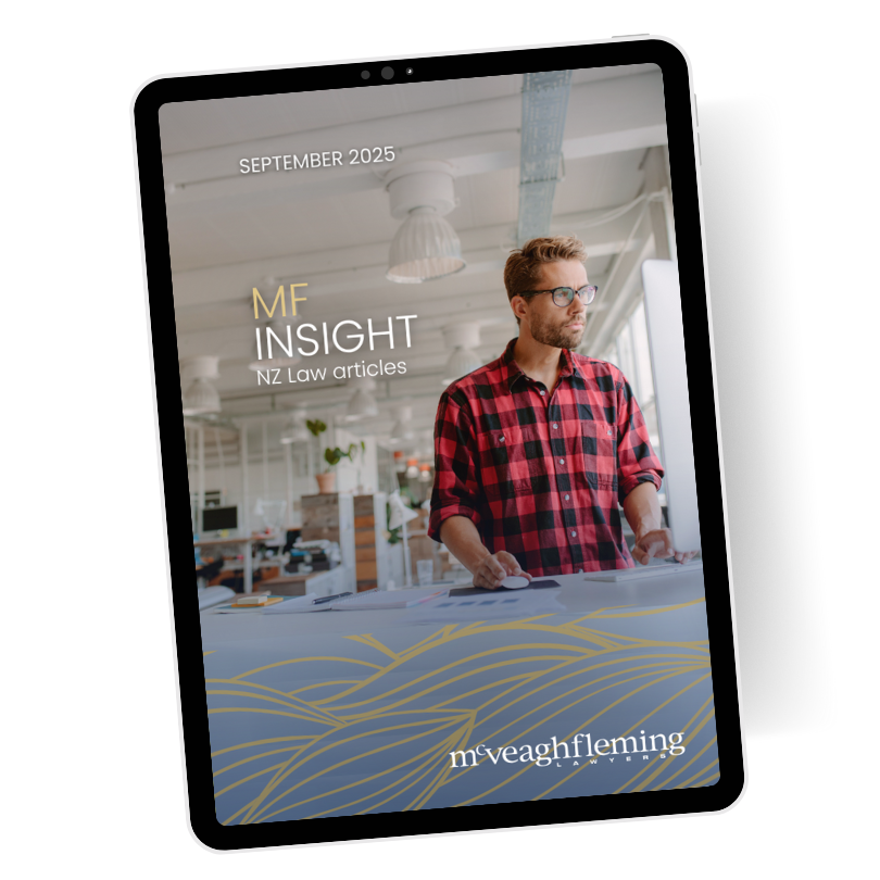 MF Insight - September 2025. McVeagh Fleming Lawyers