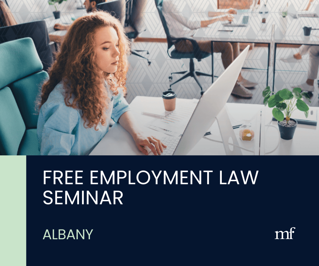 Employment law reform 2026: What employers need to do now (Albany)