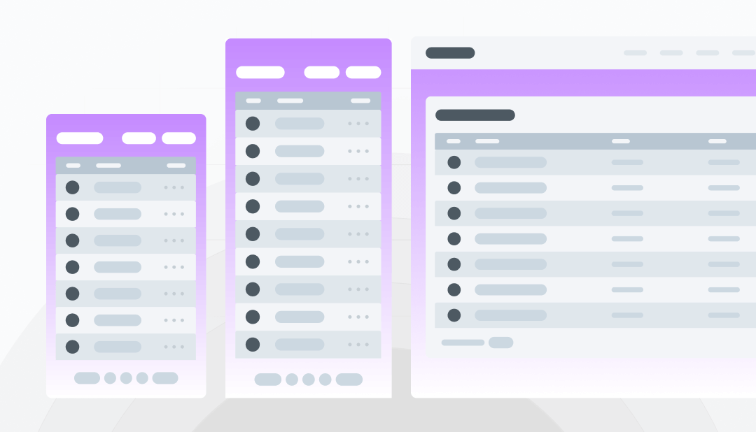 What is responsive table design for UX?