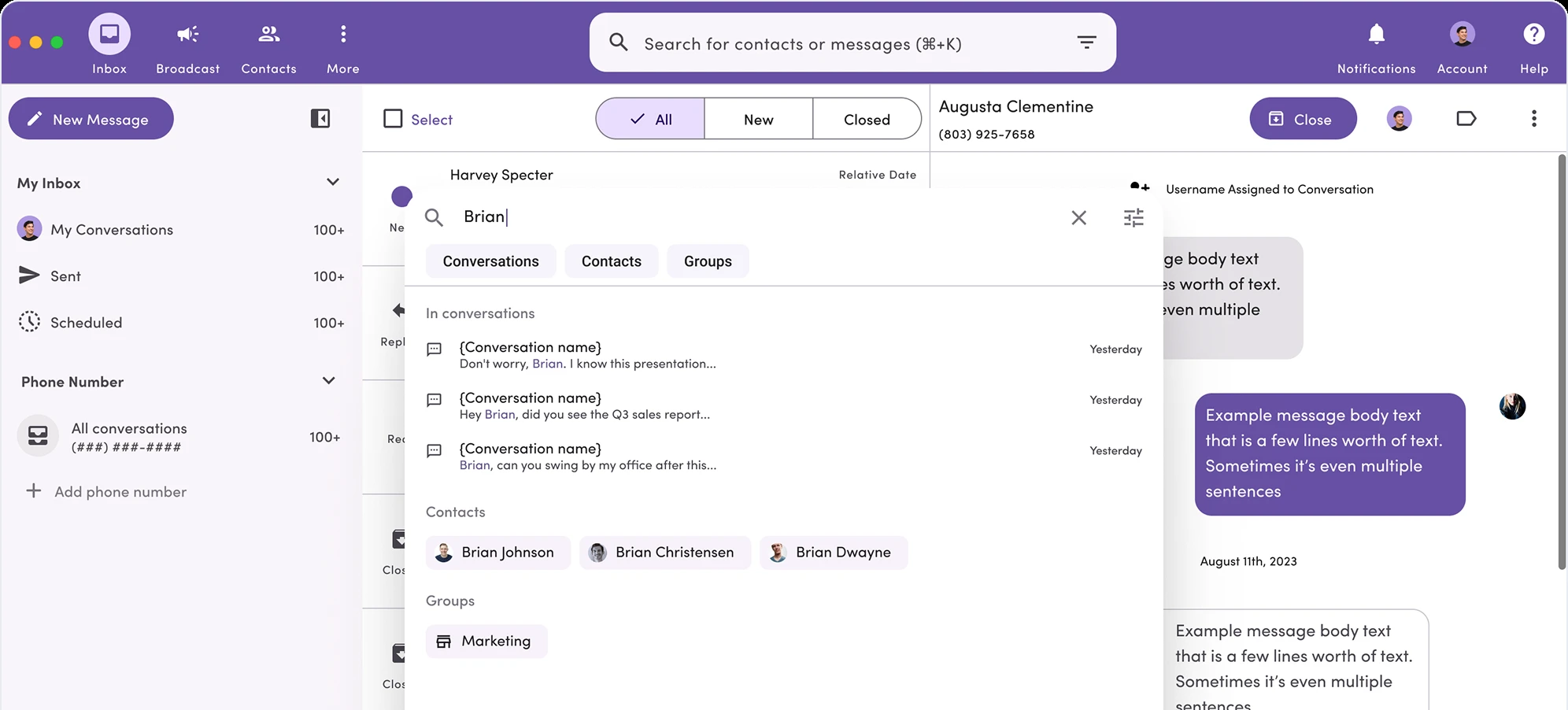 Redesigning core workflows for business messaging