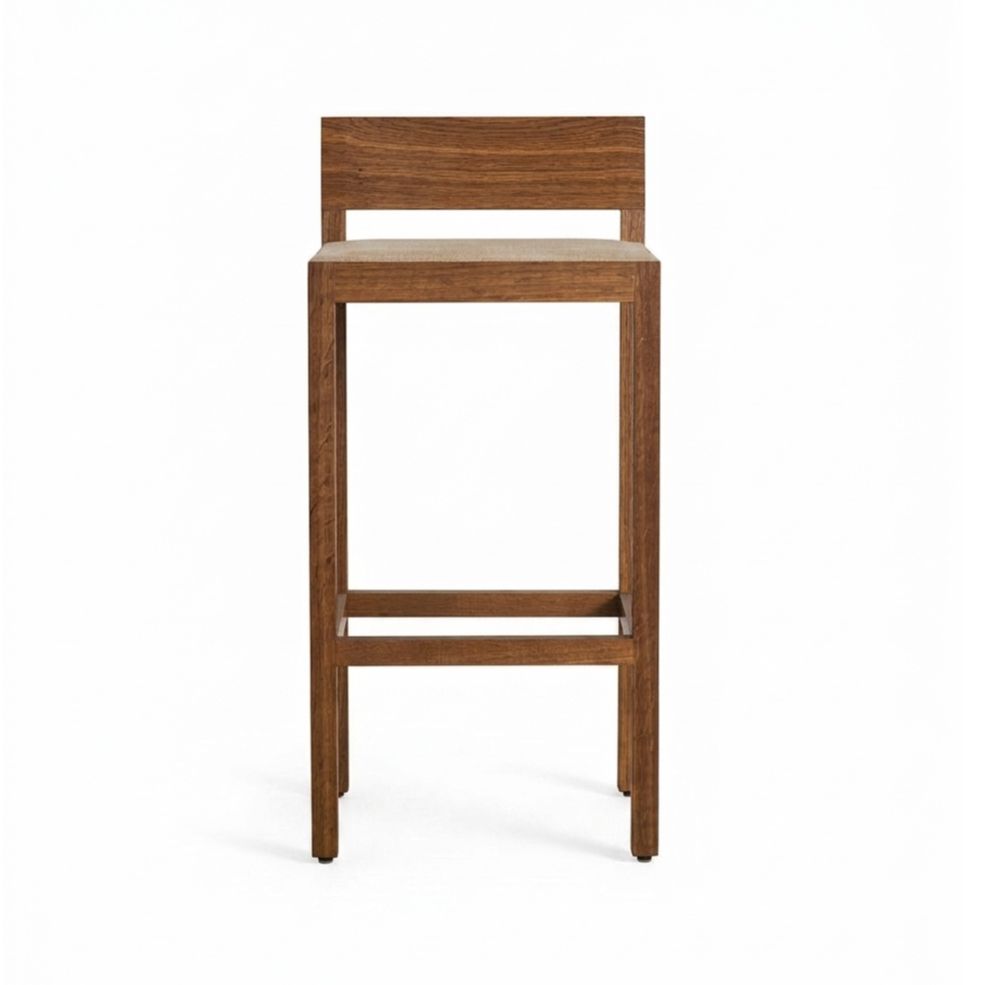 Bar Stool Canvas Low Back