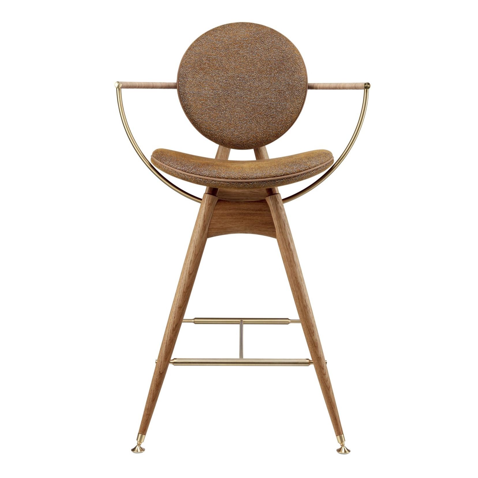 Circle Bar Chair With Armrest