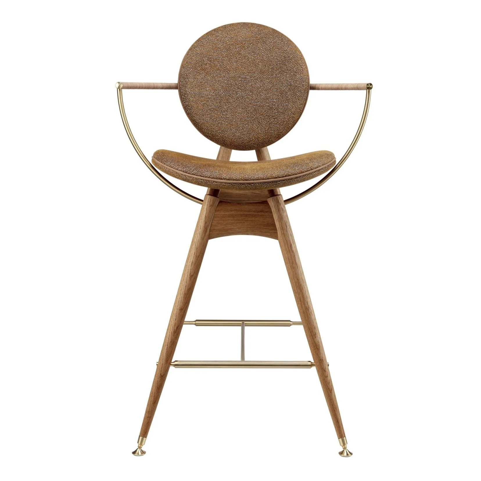 Circle Bar Chair With Armrest