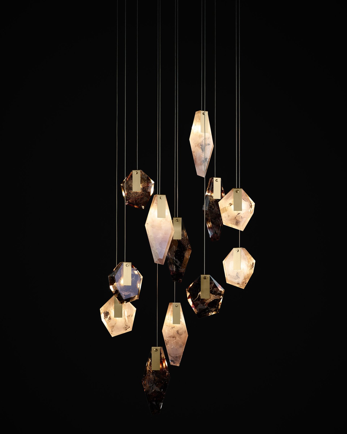 Bomma Fragments crystal pendant lights