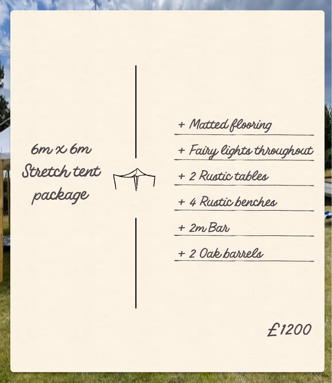 Open Nimbus with bar used for extra event space