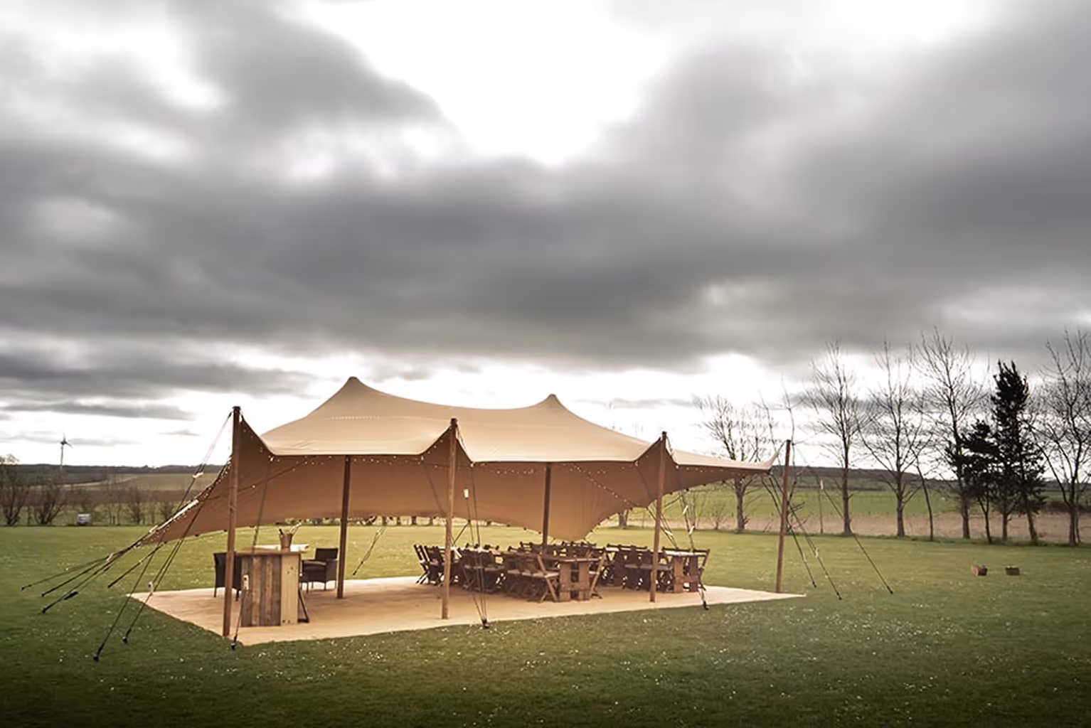 2 Tipi wedding with Nimbus extra space