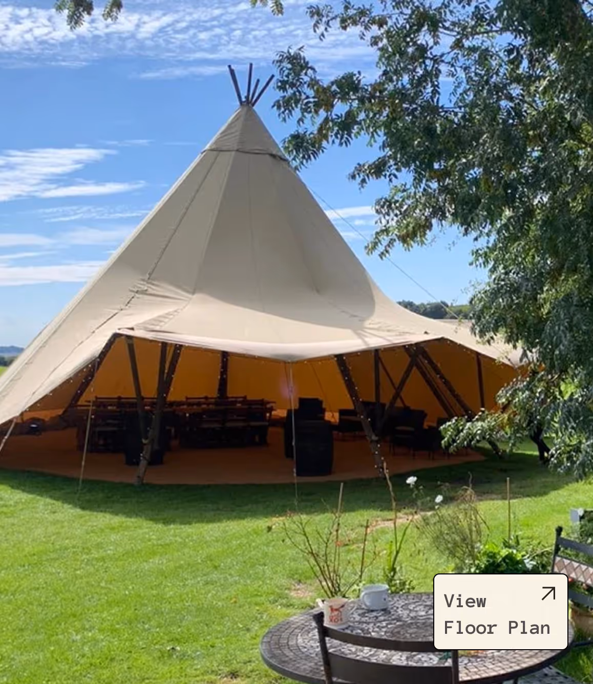 Open Nimbus with bar used for extra event space