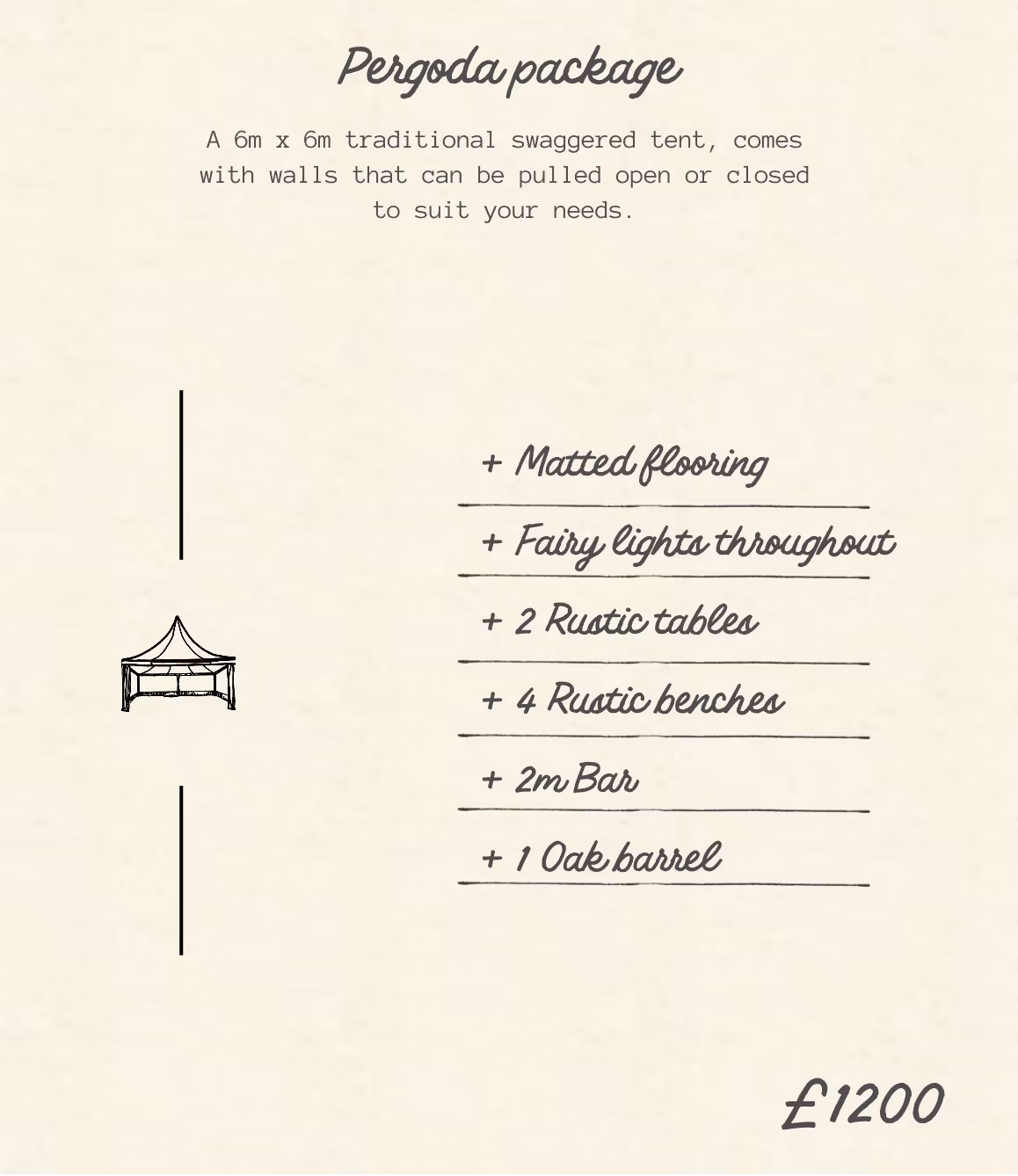 Open Nimbus with bar used for extra event space