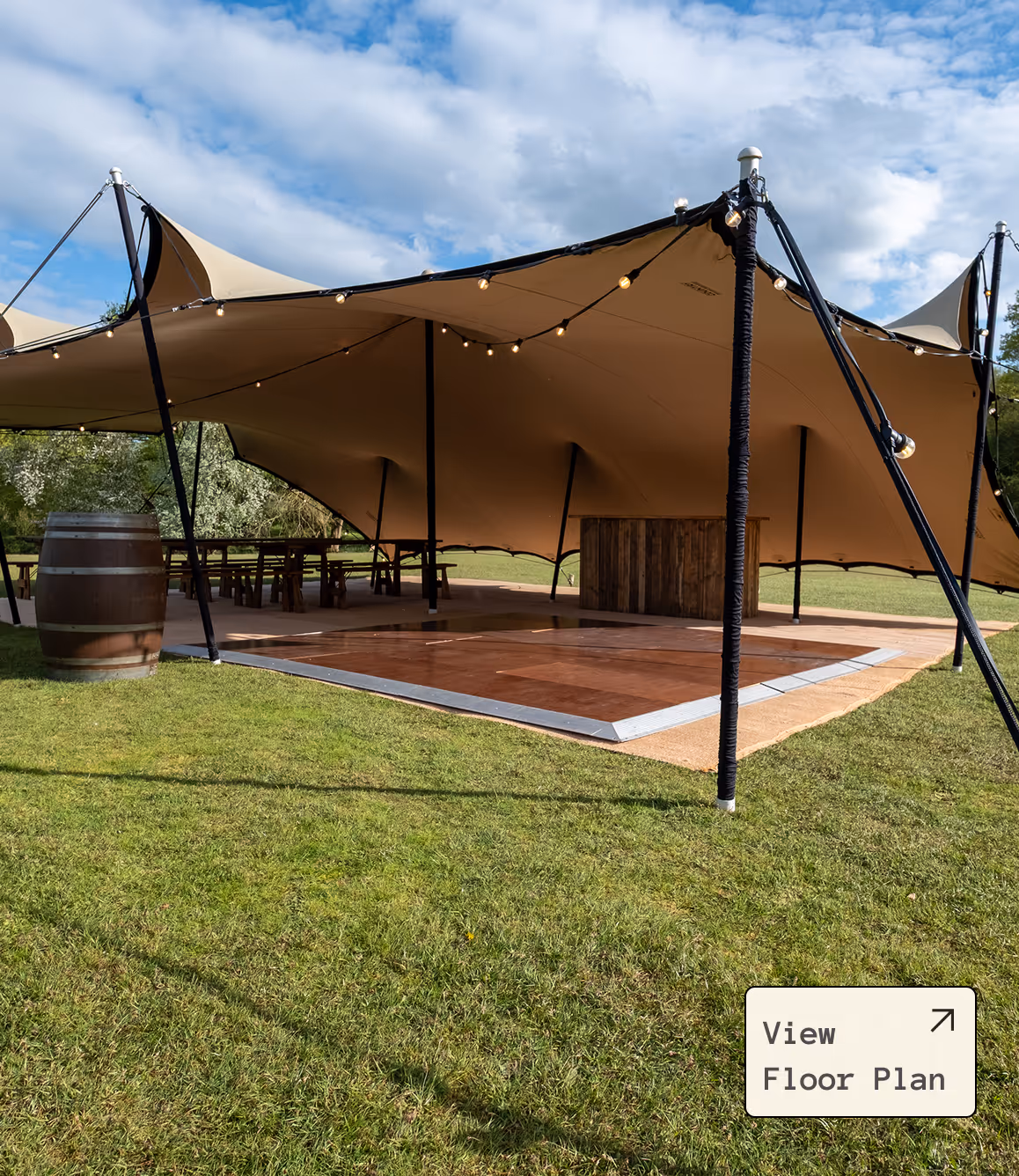 Open Nimbus with bar used for extra event space