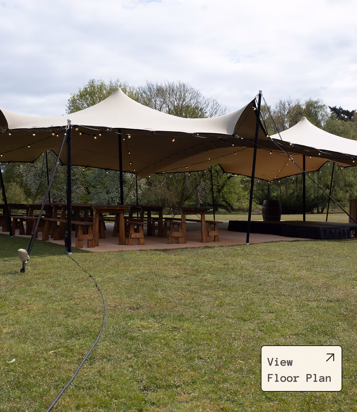 Open Nimbus with bar used for extra event space