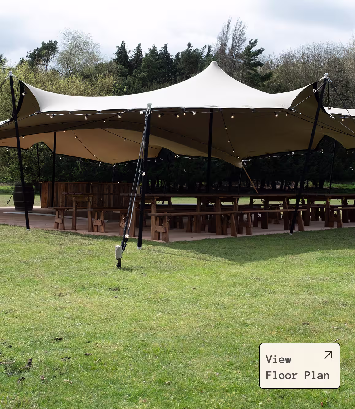 Open Nimbus with bar used for extra event space