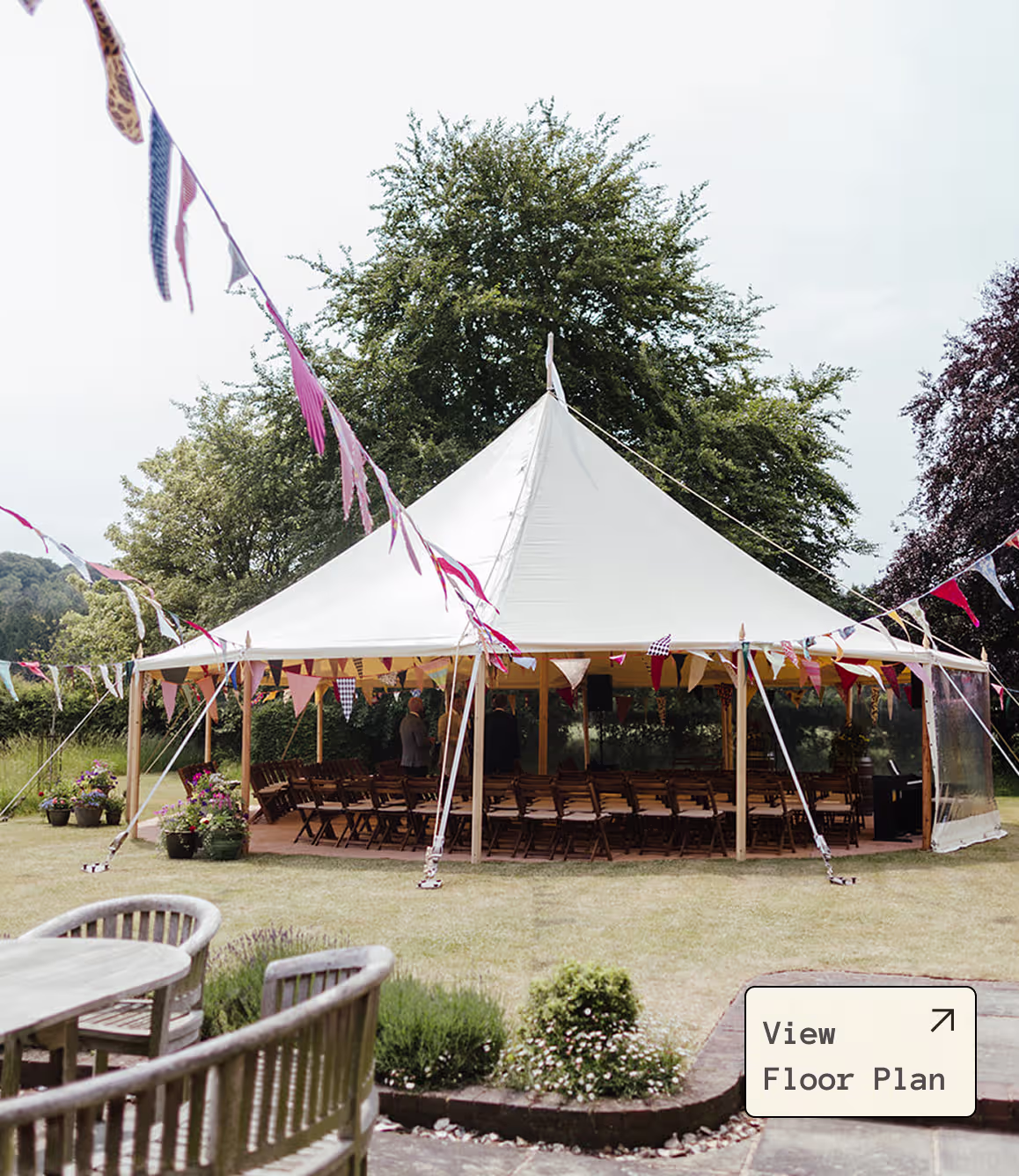 Open Nimbus with bar used for extra event space