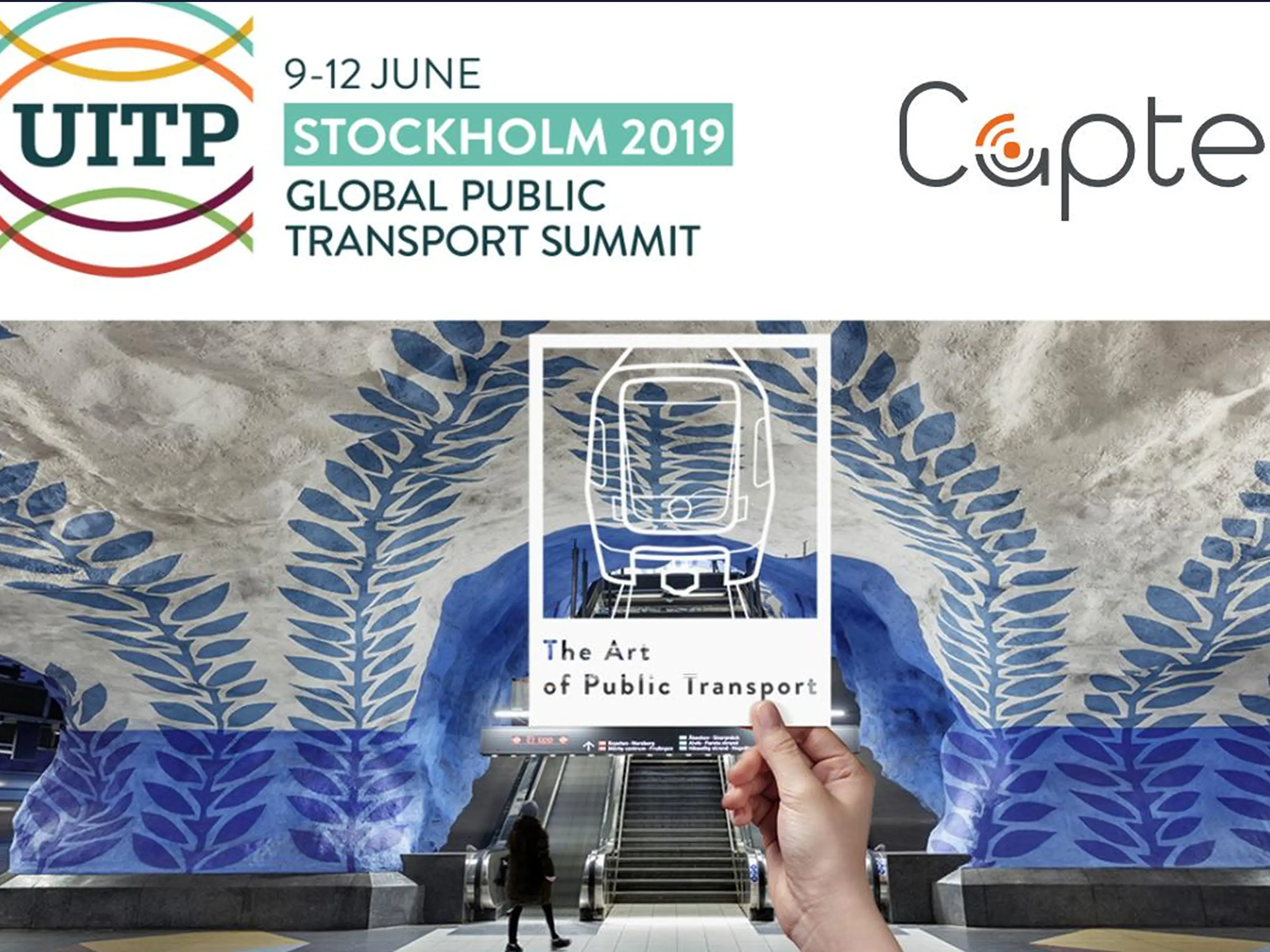Capte at UITP Global Public Transport Summit in Stockholm, Sweden