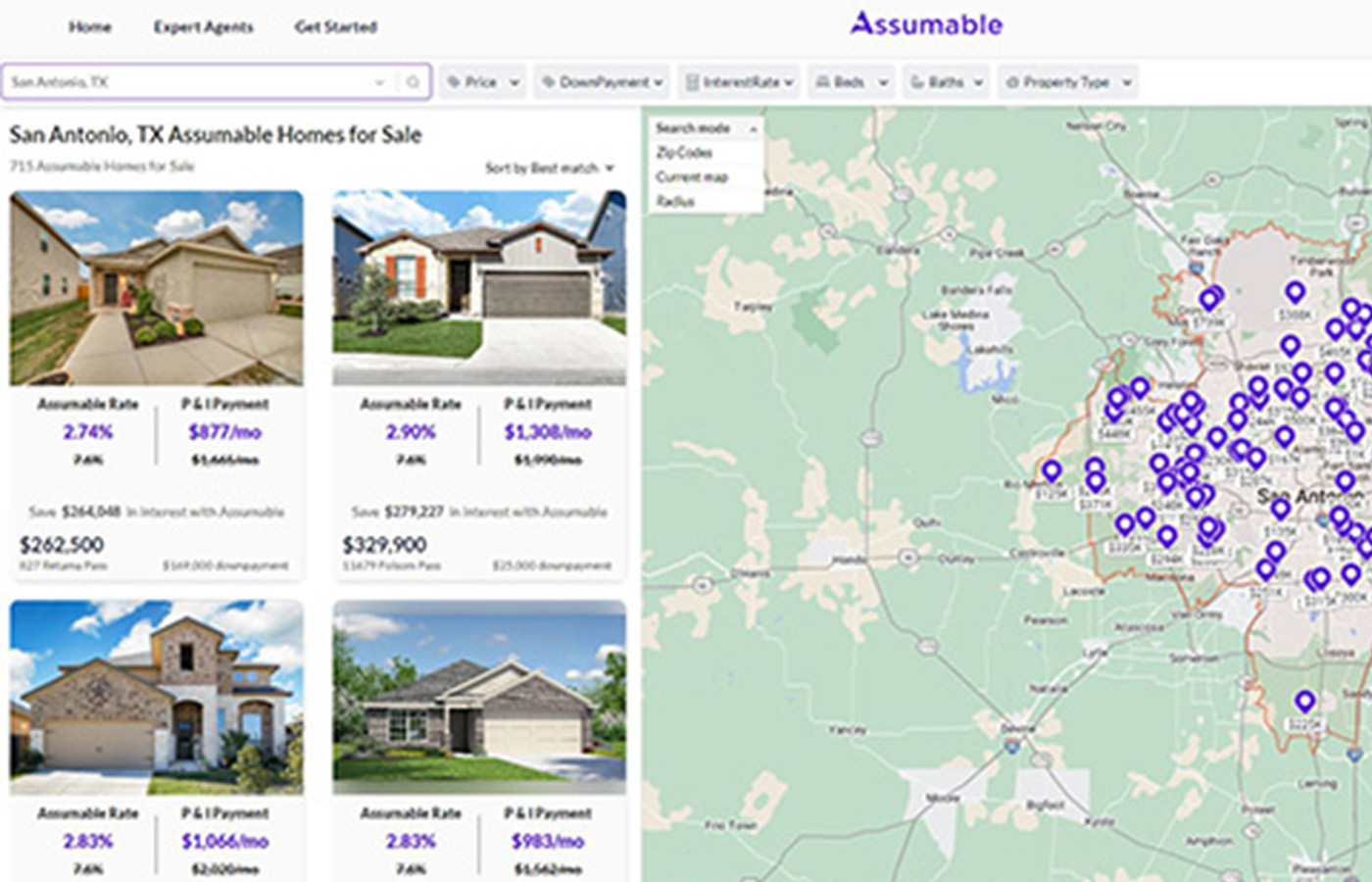 assumable.io listing app screenshot