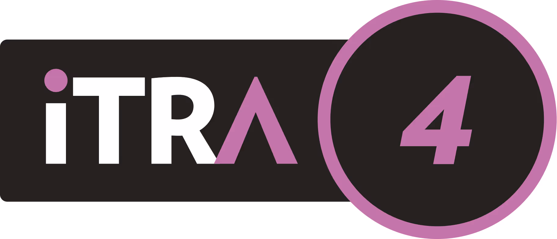 Bold text reads "iTRA 4" with the number in a purple circle.