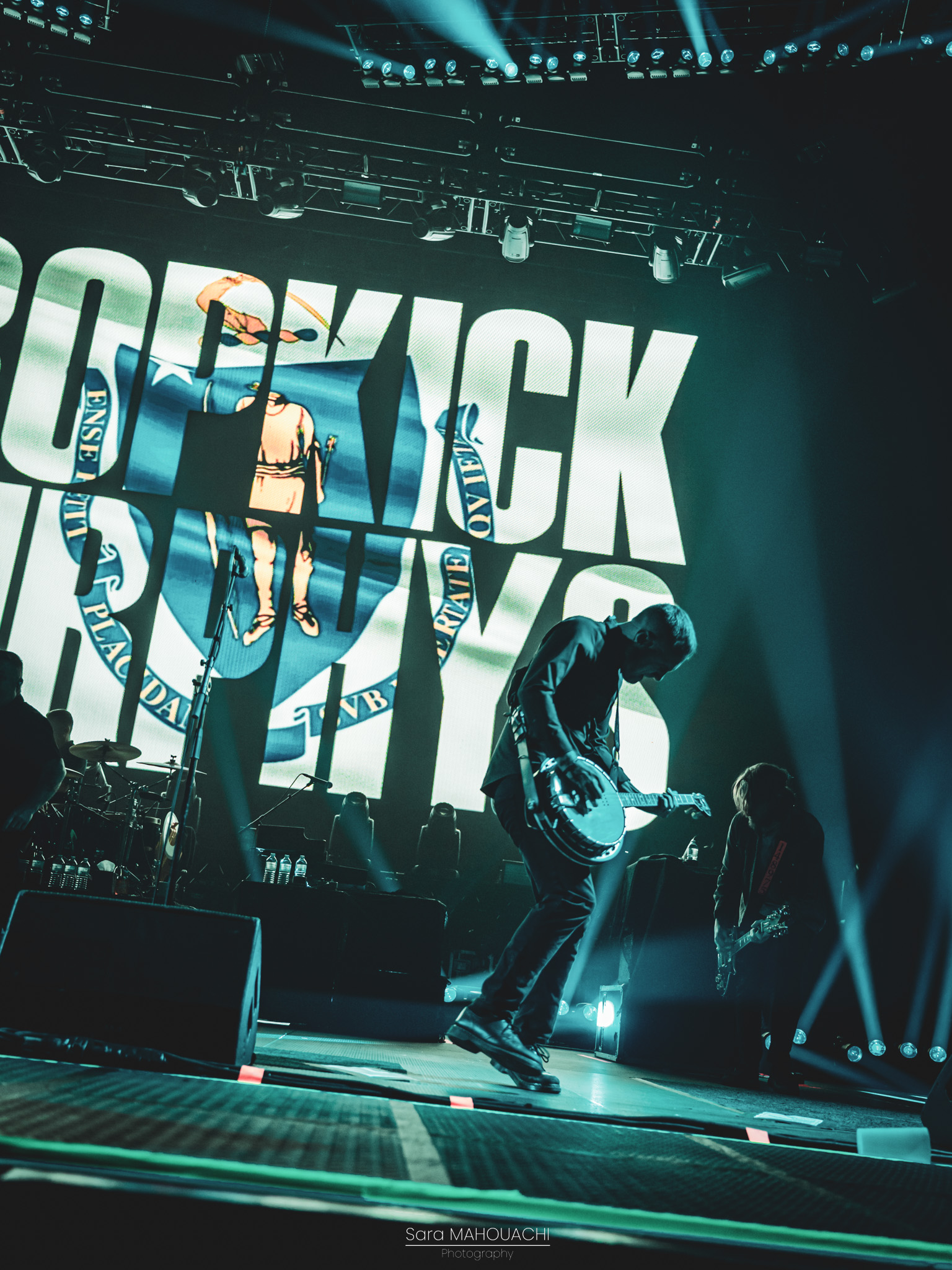 Image d'un musicien pendant le concert des Dropkick sur State of Massachussets 