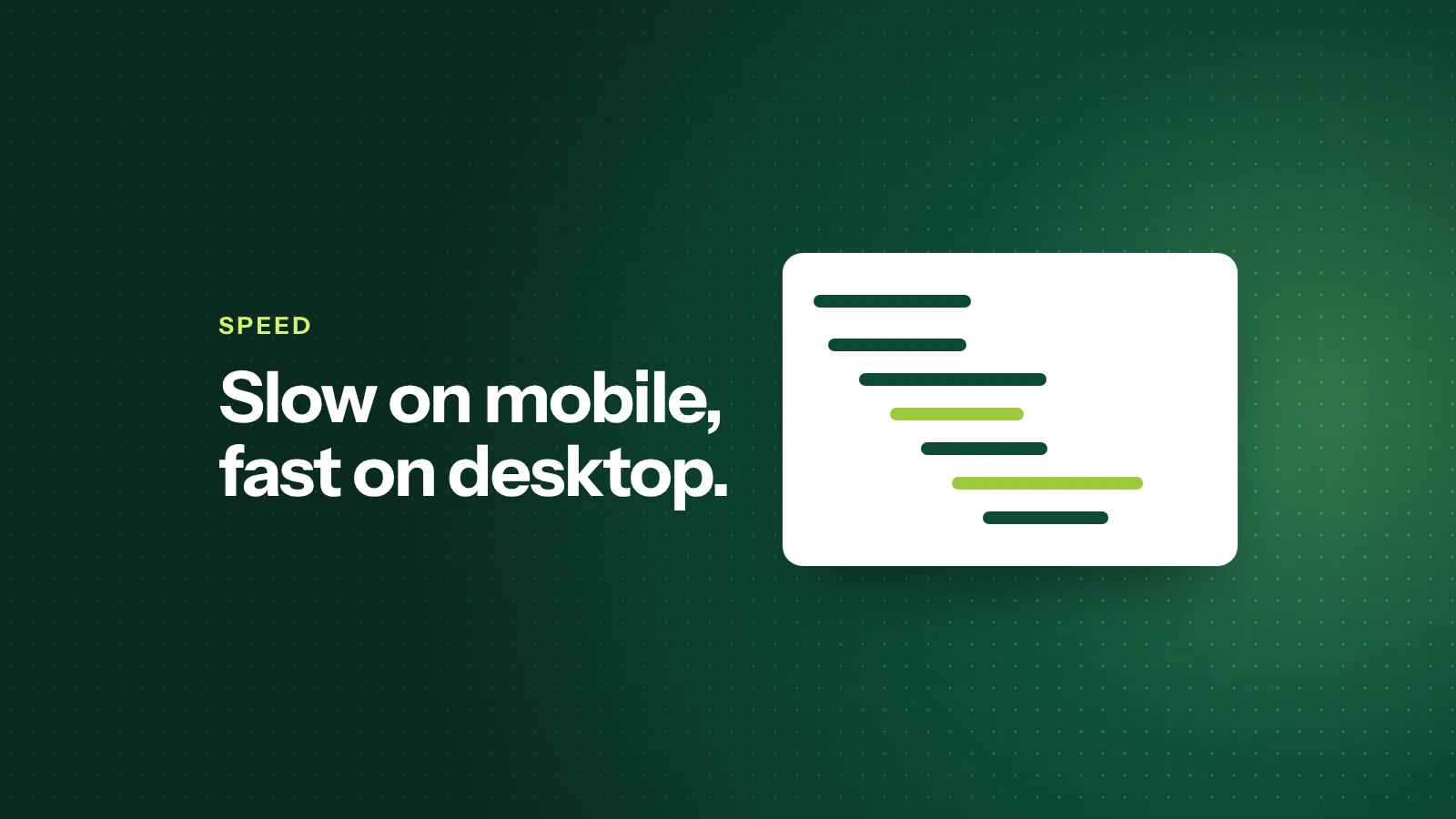 Why Your Webflow Site Is Slow on Mobile but Fast on Desktop