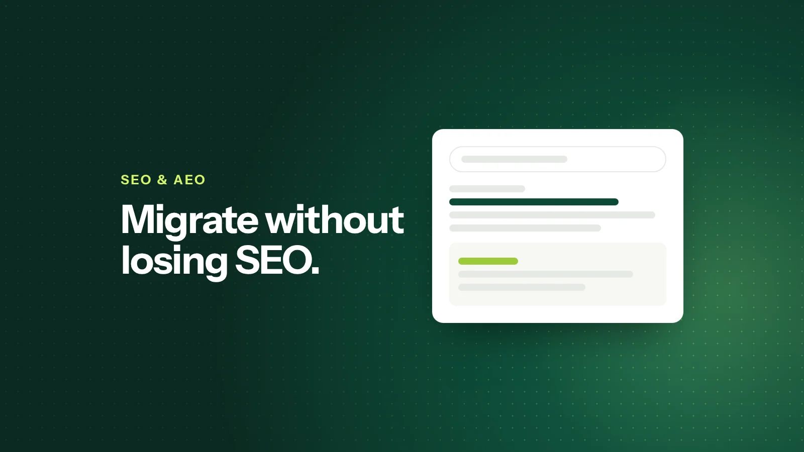 How to Prevent SEO Problems During a Webflow Website Migration