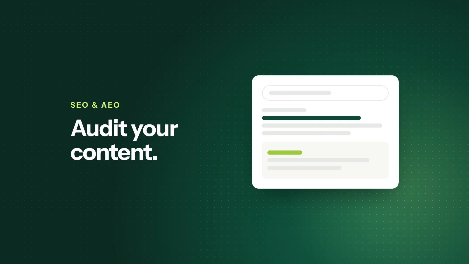 Webflow Content Audit Template