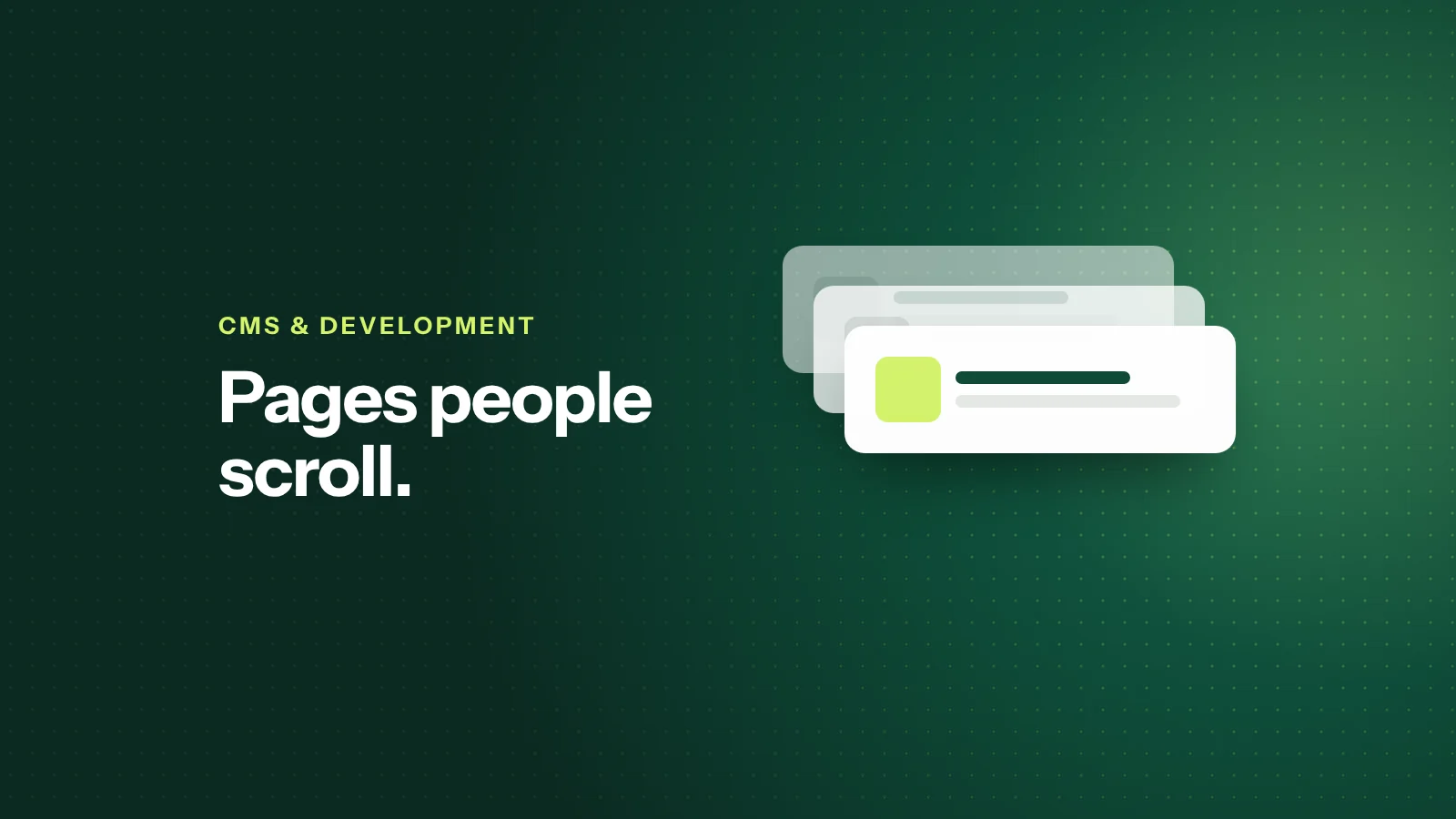 How to Design Webflow Pages That Keep Visitors Scrolling