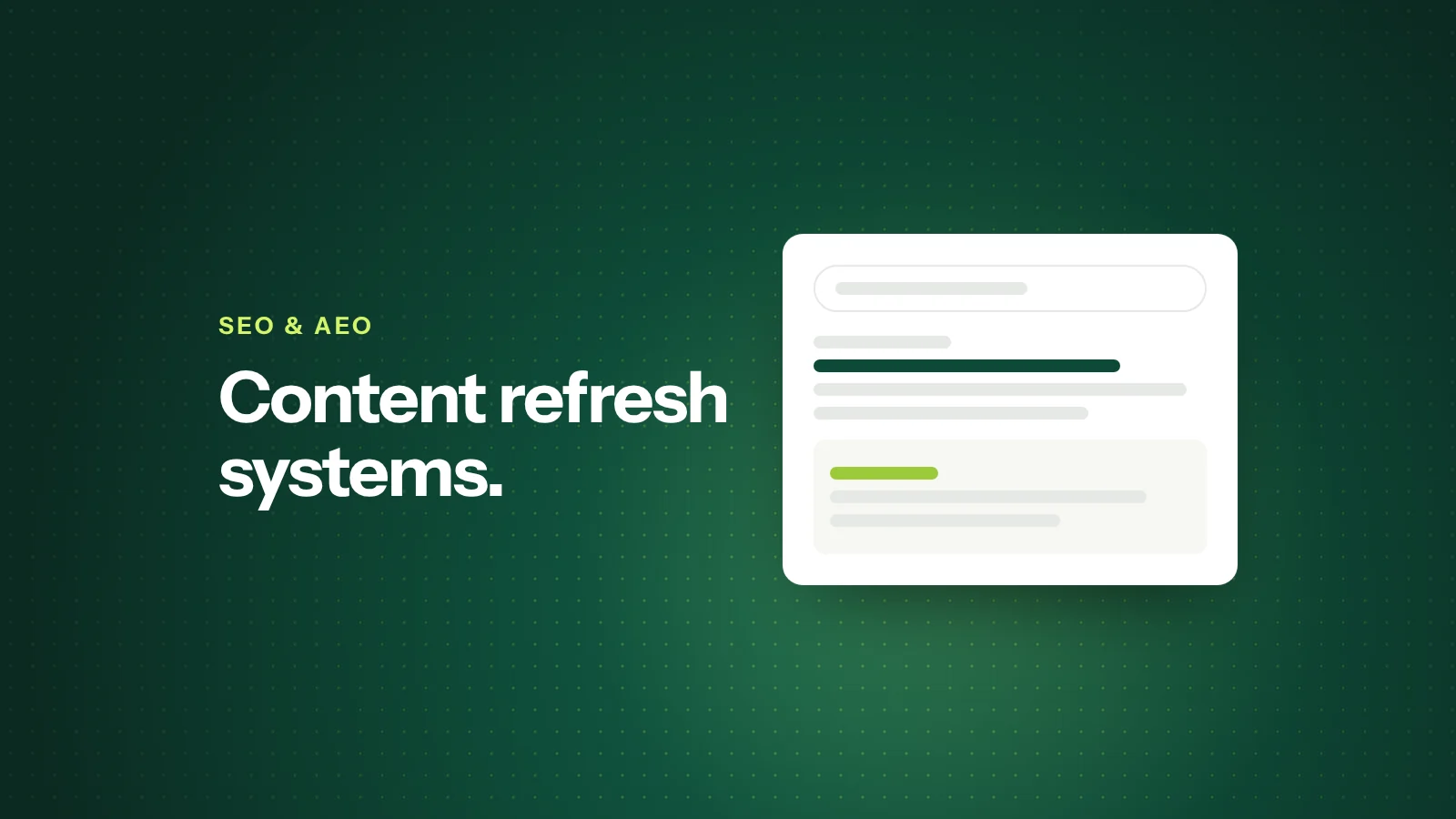 How to Build Content Refresh Systems in Webflow CMS