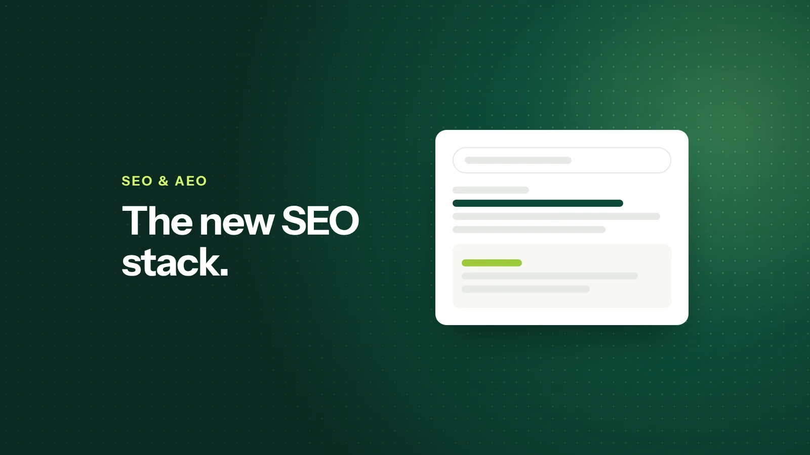 The New SEO Stack for Webflow Websites