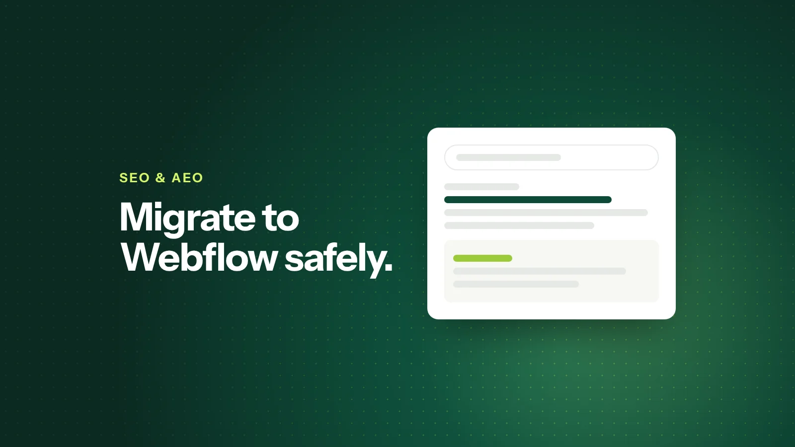 The Webflow Migration Checklist (WordPress, Wix, Squarespace)