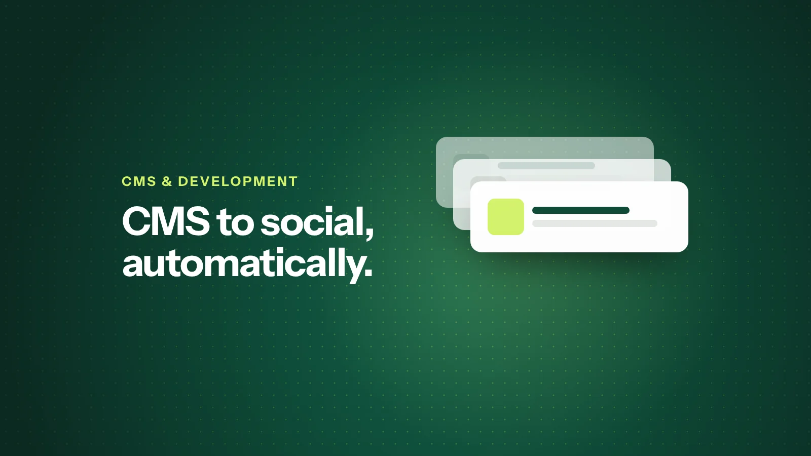 Triggering Social Media Posts from Webflow CMS Updates