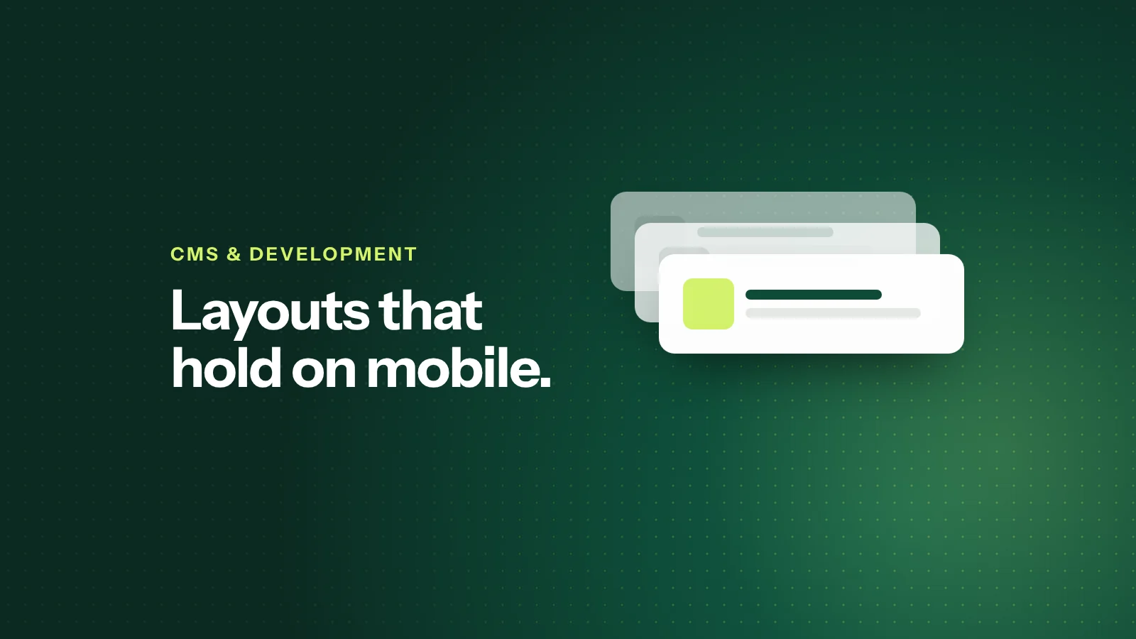 How to Fix a Webflow Layout That Breaks on Tablet and Mobile