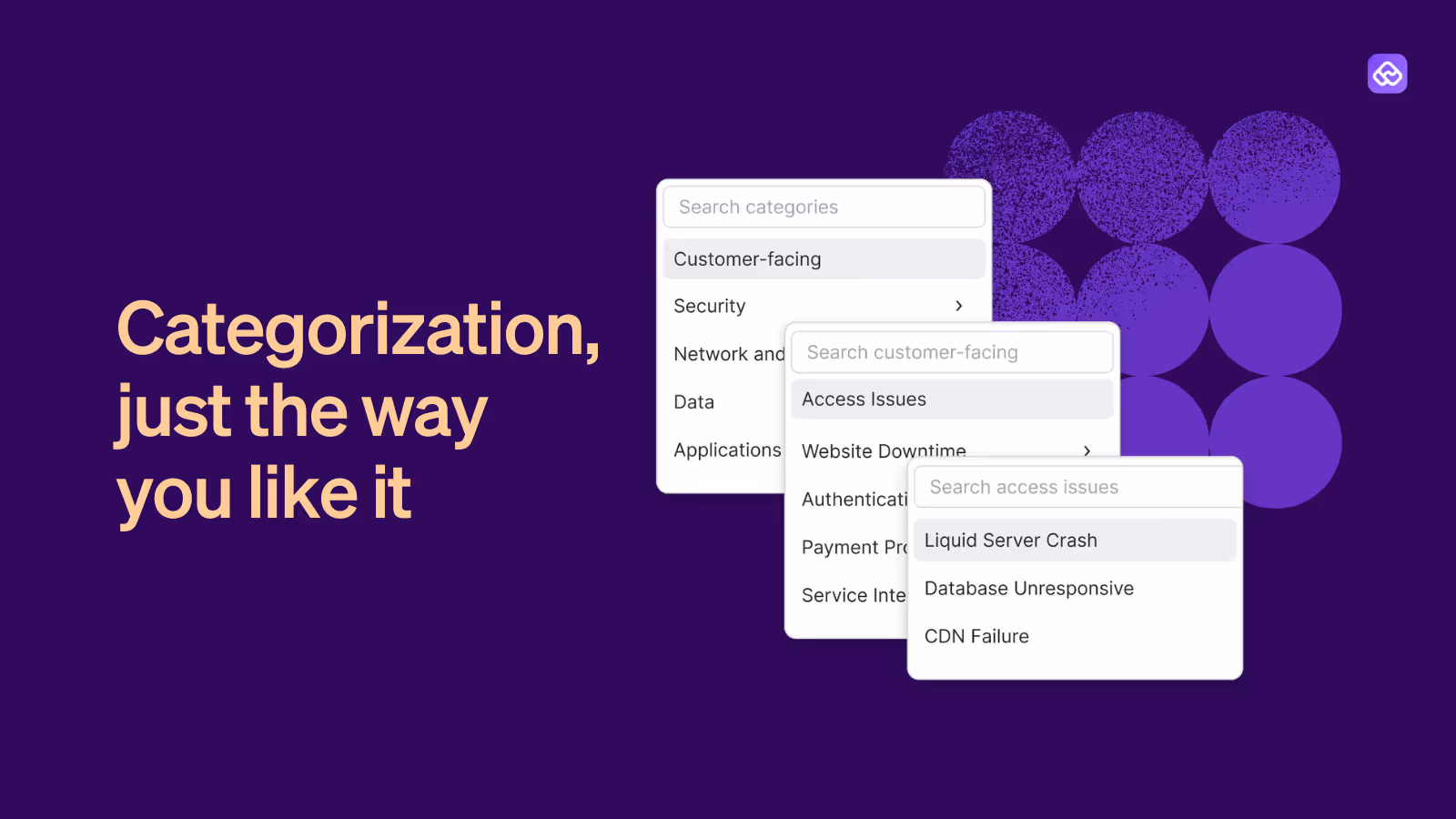 Categorization that's better on Atomicwork