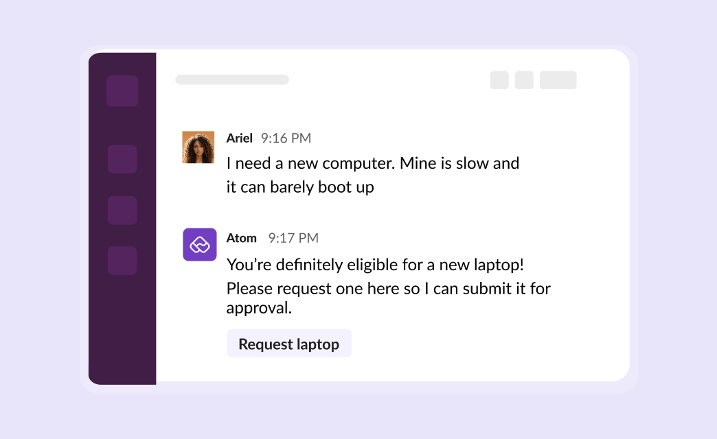 Identity context in AI assistants