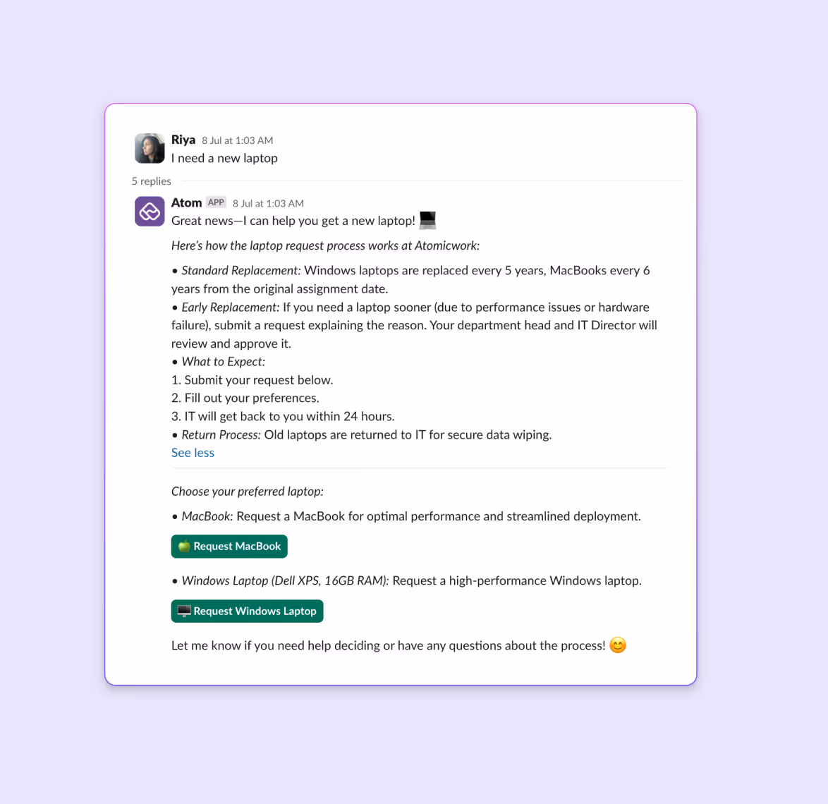 Action and knowledge in AI assistants