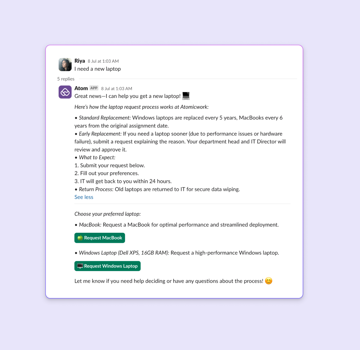Action and knowledge in AI assistants