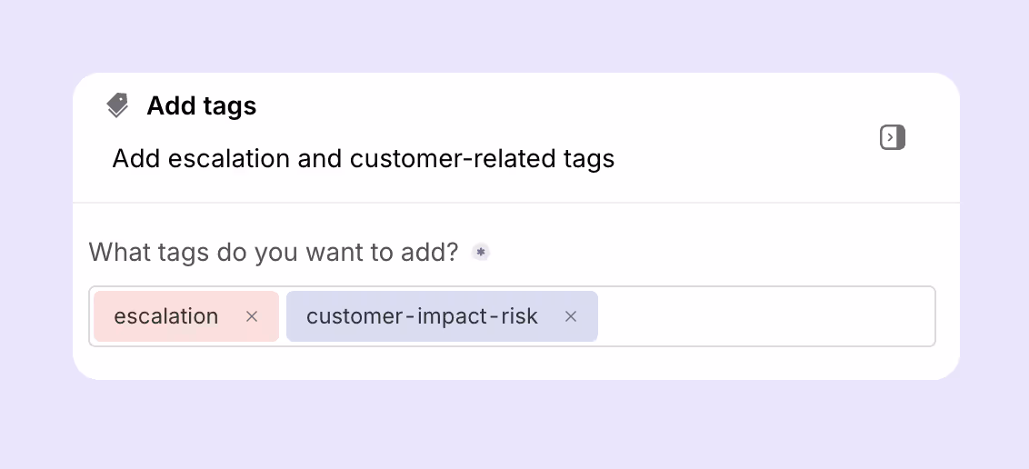 Tag escalated tickets 