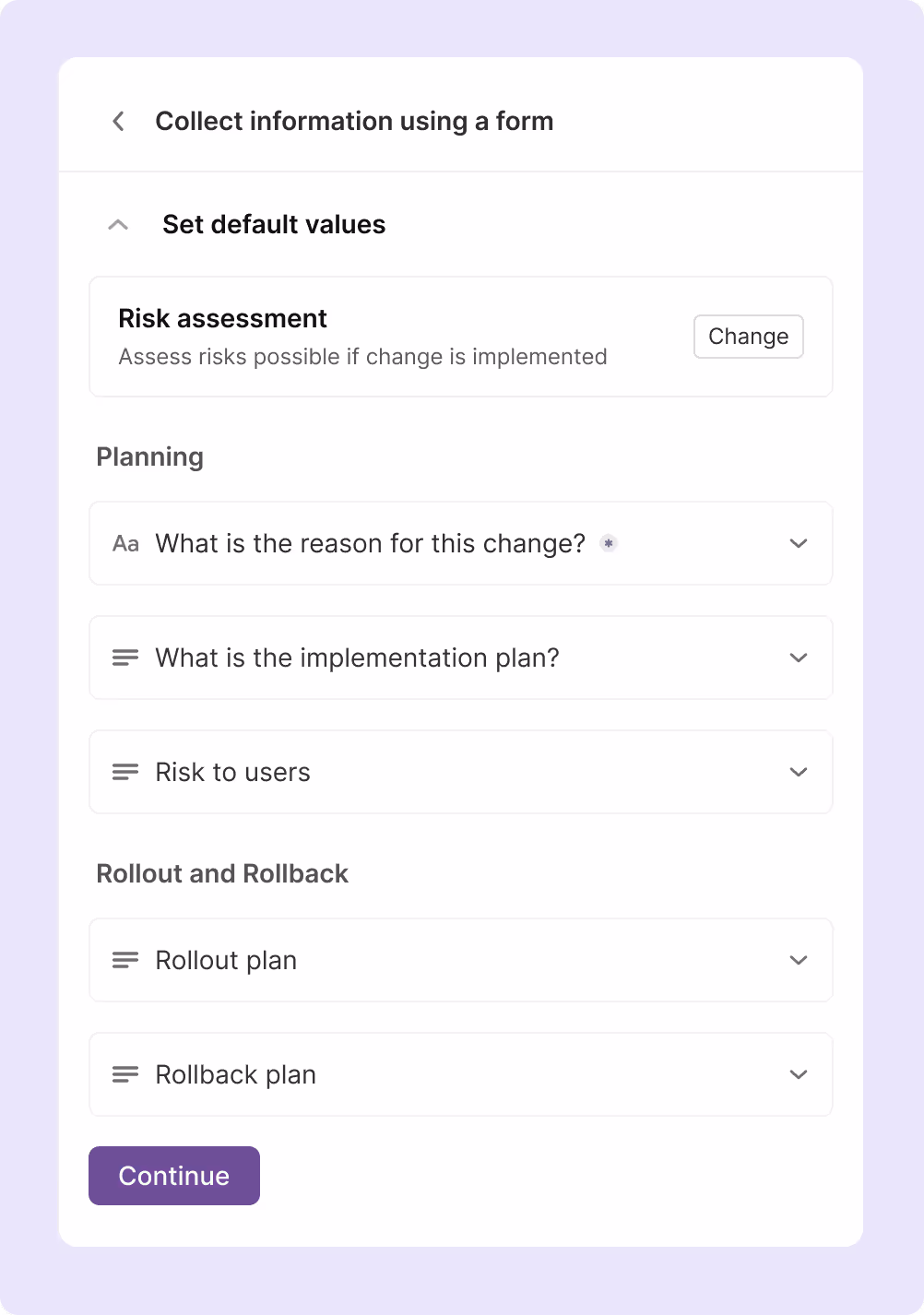 Rollback procedure documentation Atomicwork