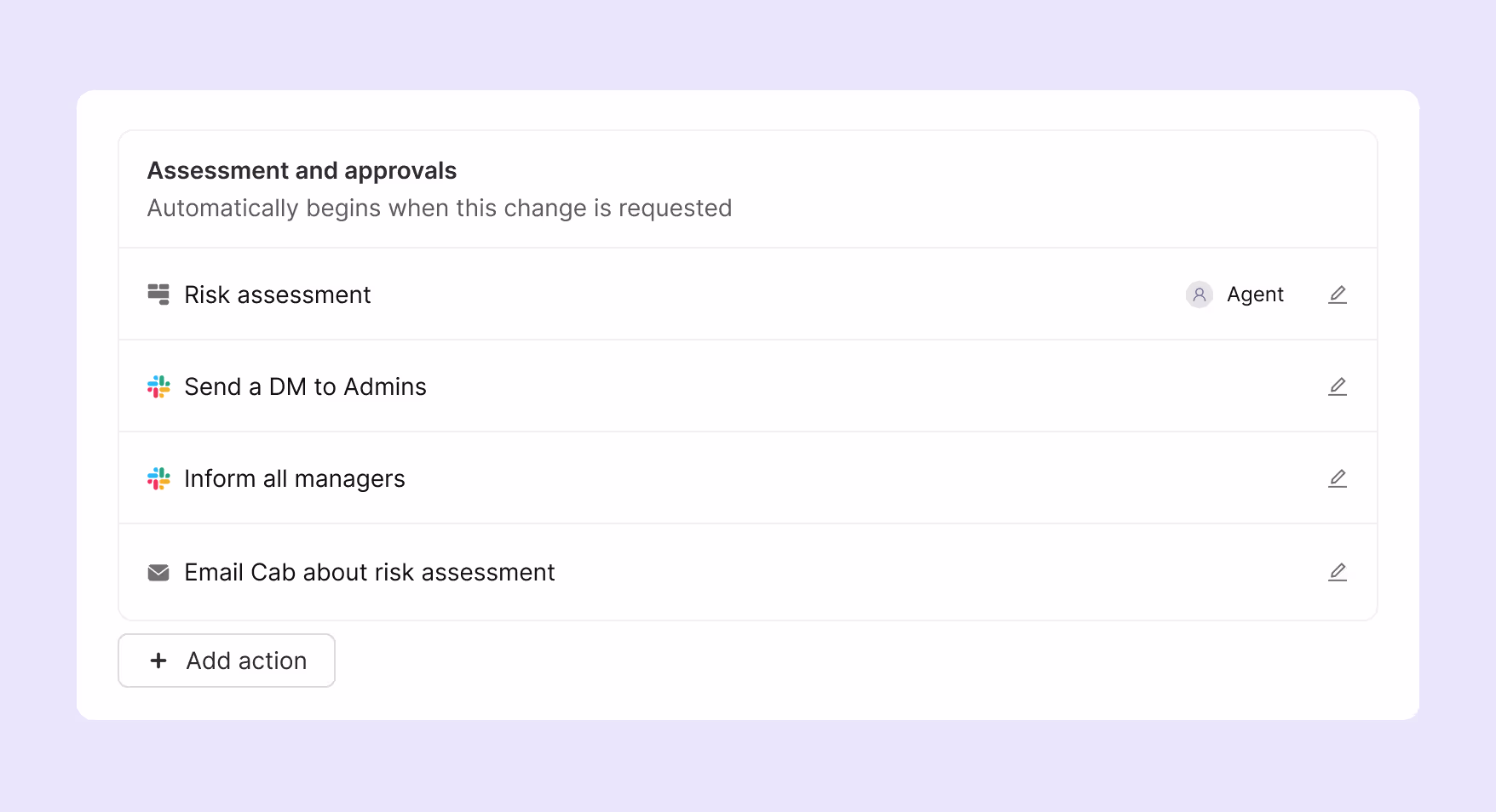 Change restrictions Atomicwork