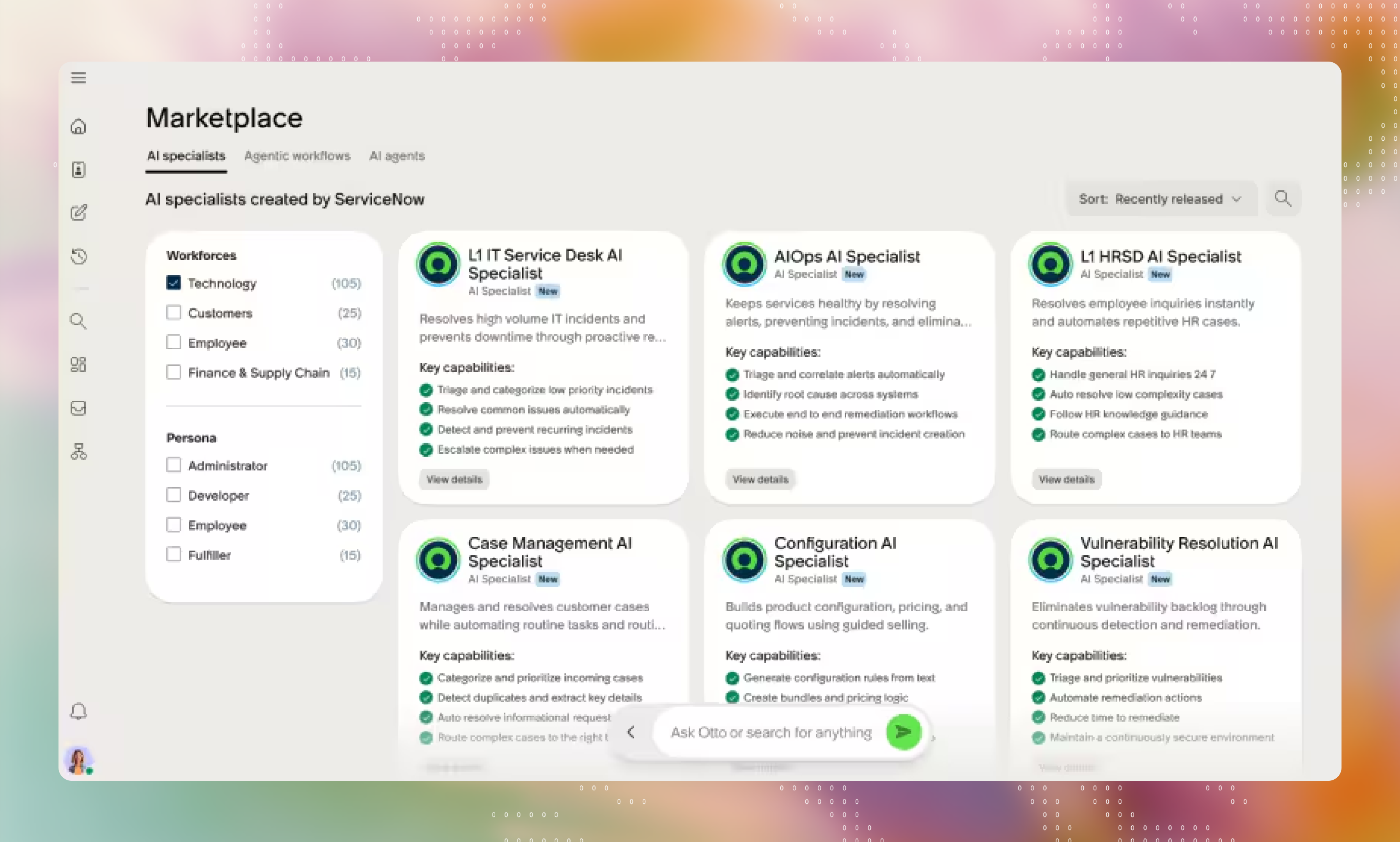 Servicenow autonomous workforce