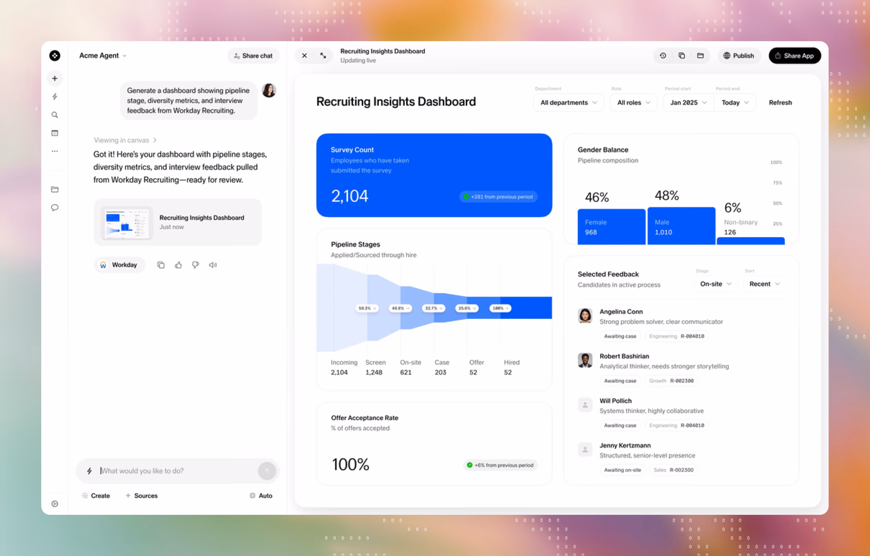 Workday ITSM platform with Sana workers