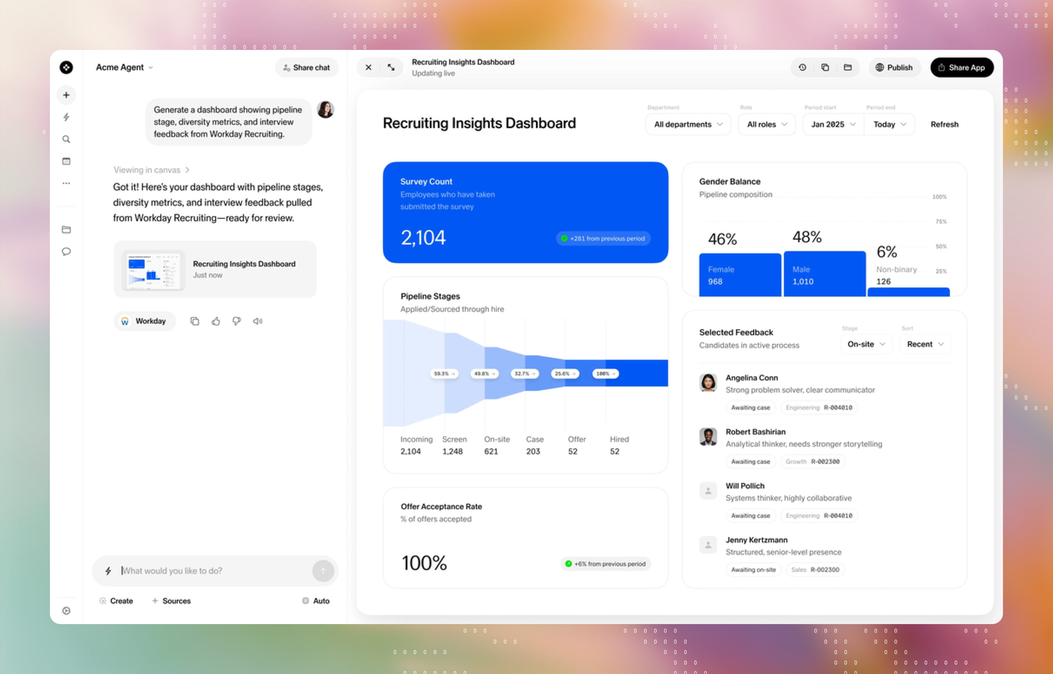 Workday ITSM platform with Sana workers