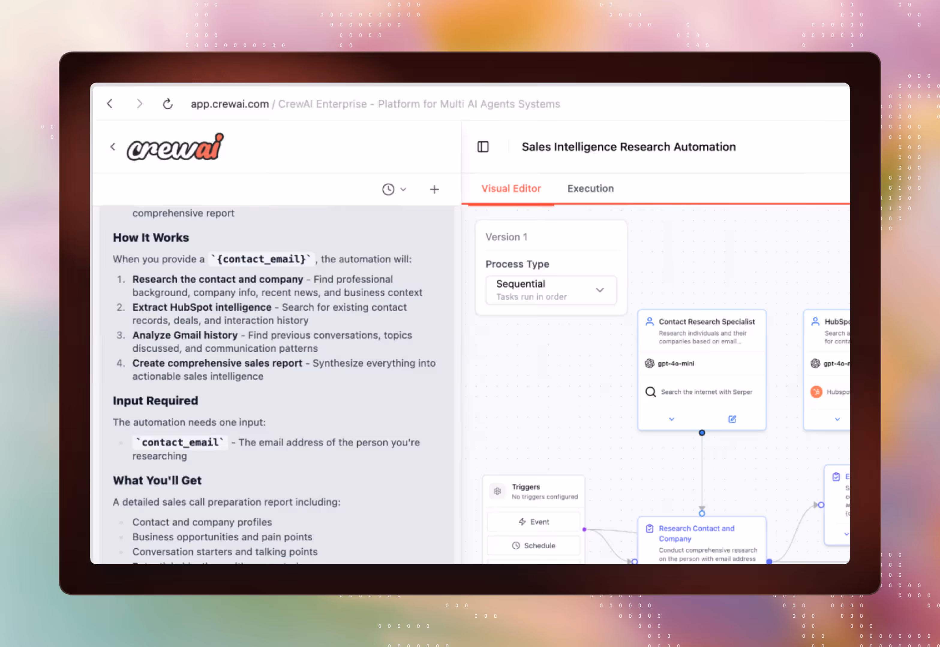 Crew.AI agentic AI framework