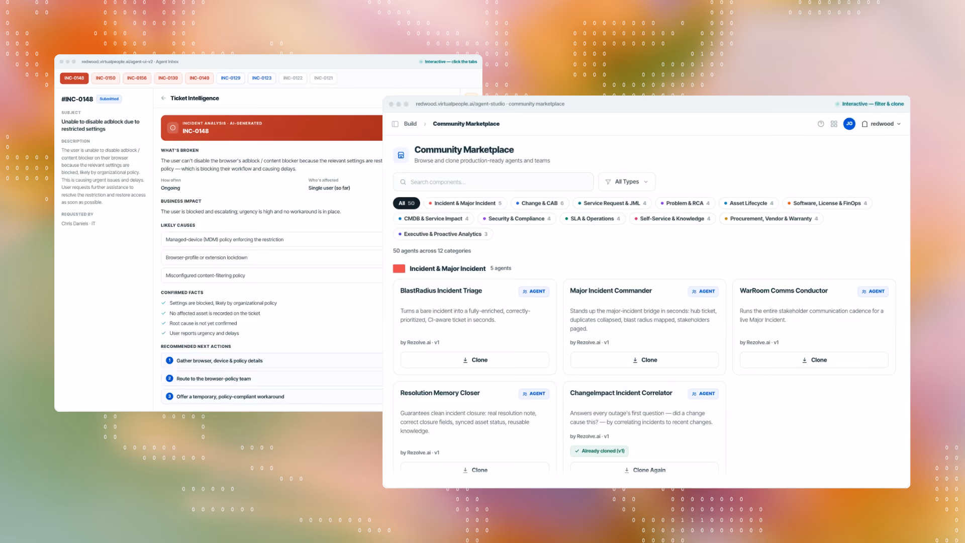 Rezolve.ai ITSM tool