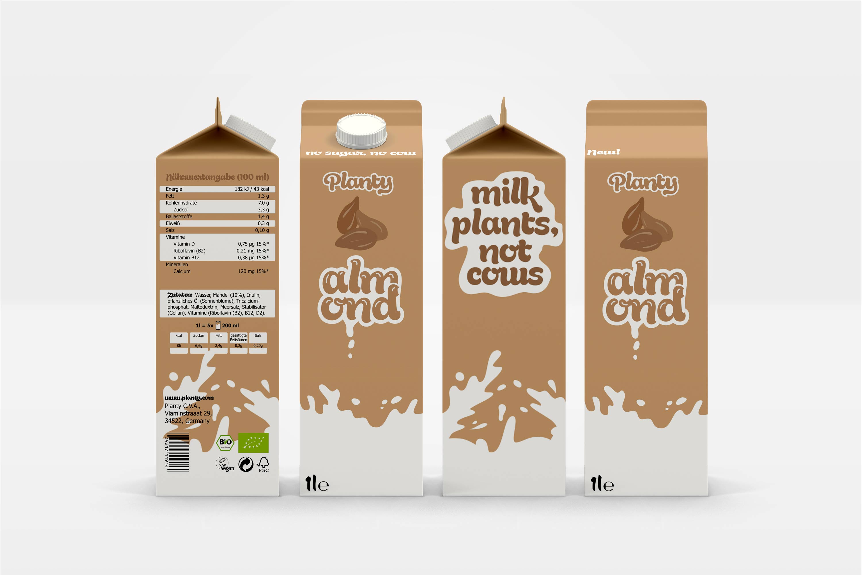 almond milk planty