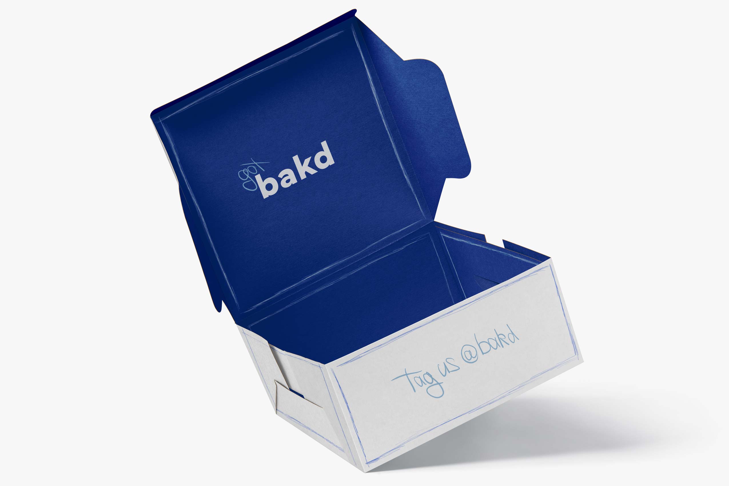 opened paper box