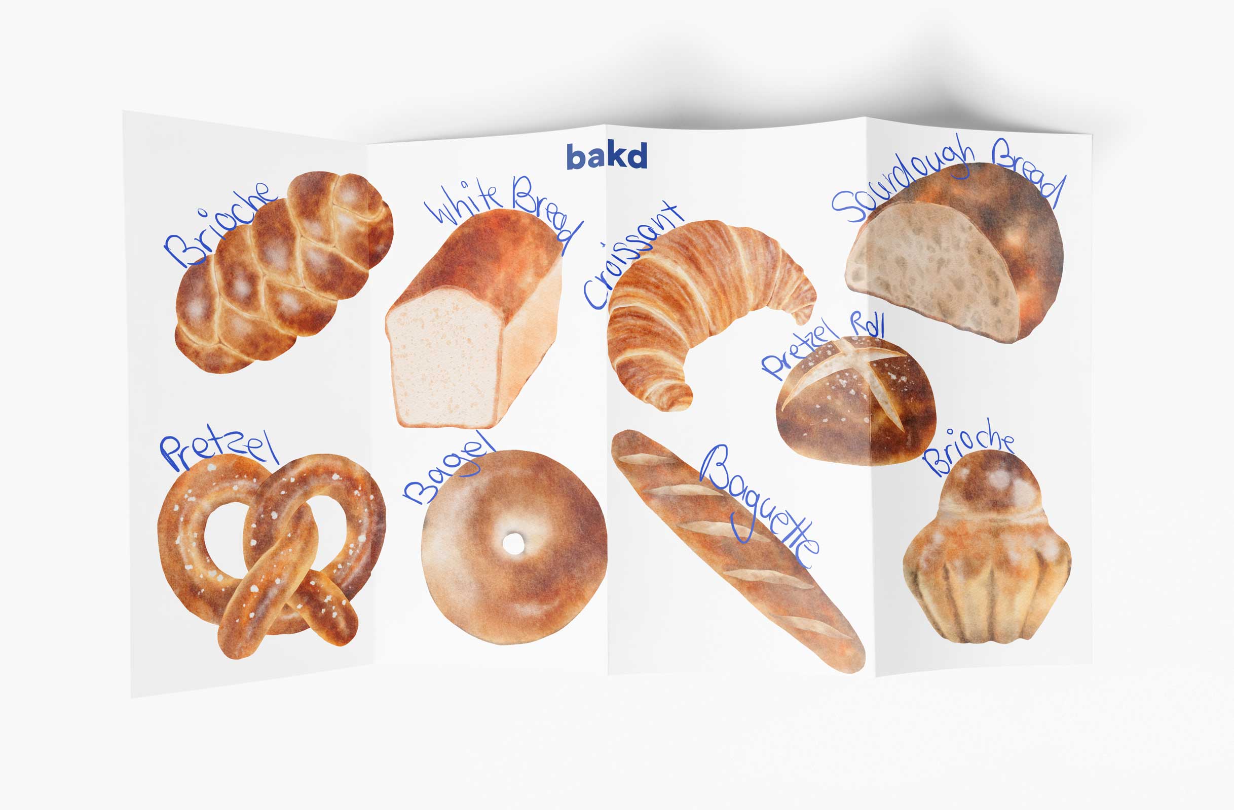 bakd menu with pictures