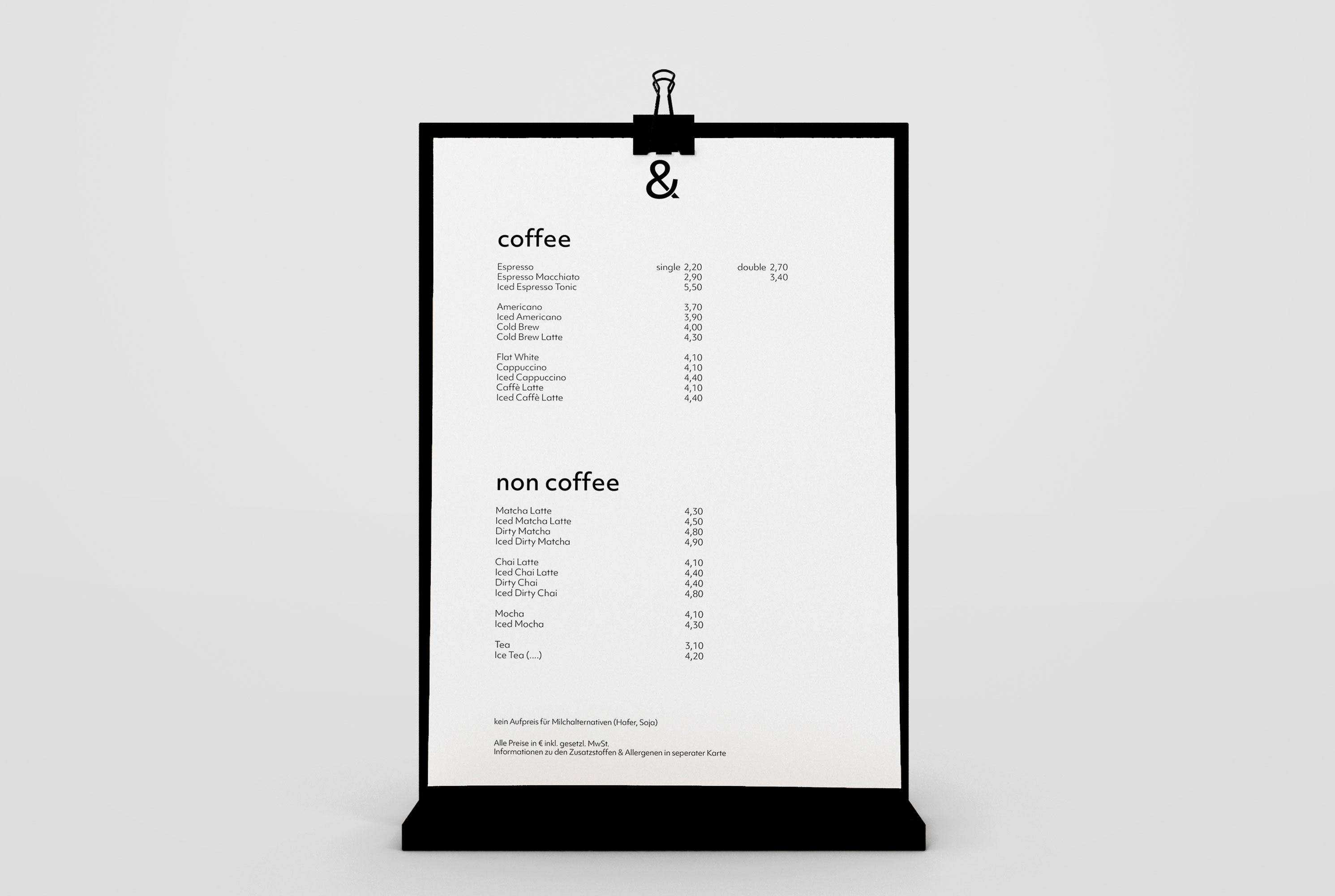 aroma menu