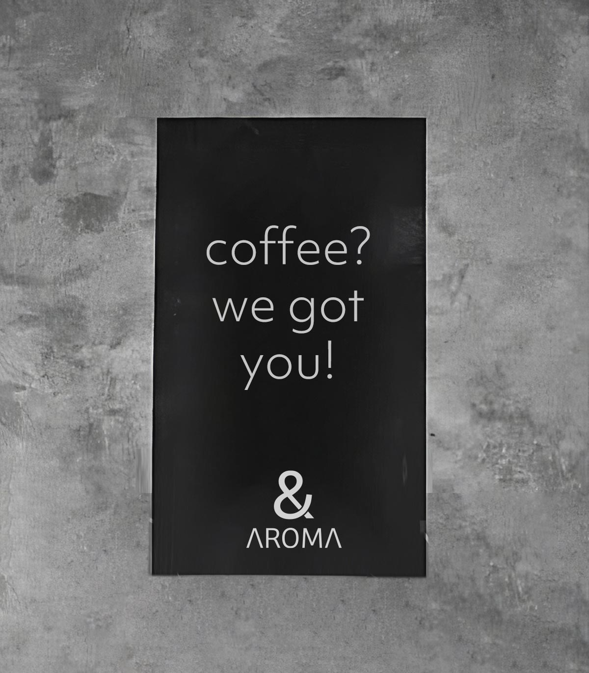 aroma floor with saying