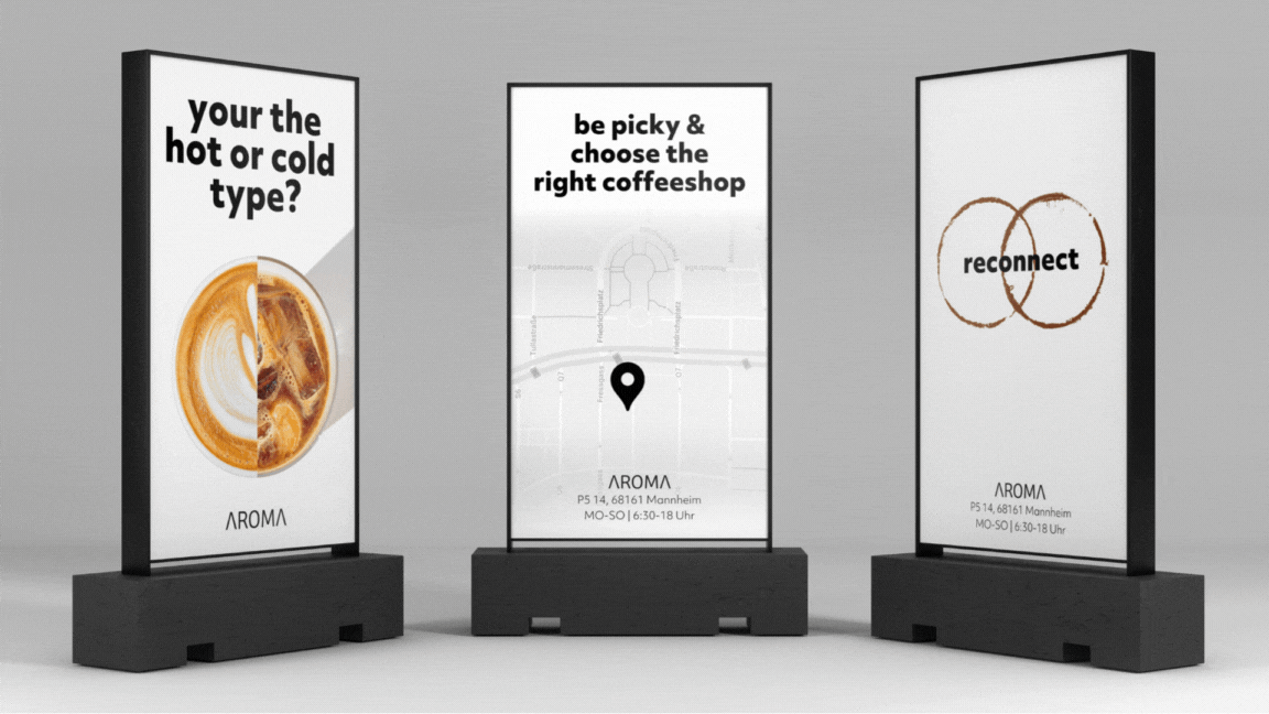 aroma poster out of home campagne