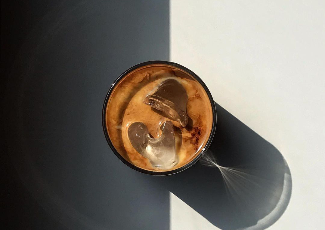 coffee with sunlight